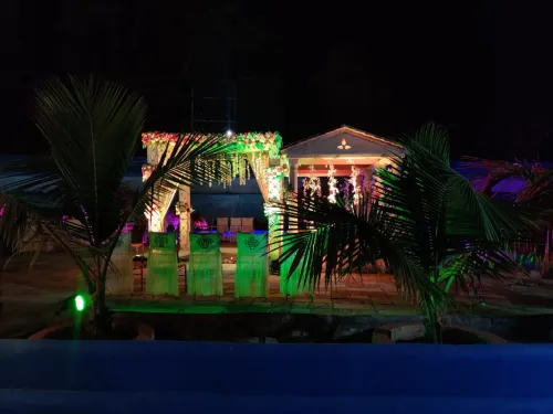 Birthday and anniversary celebration at resort