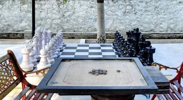 Carrom at Tiger Paradise Resort